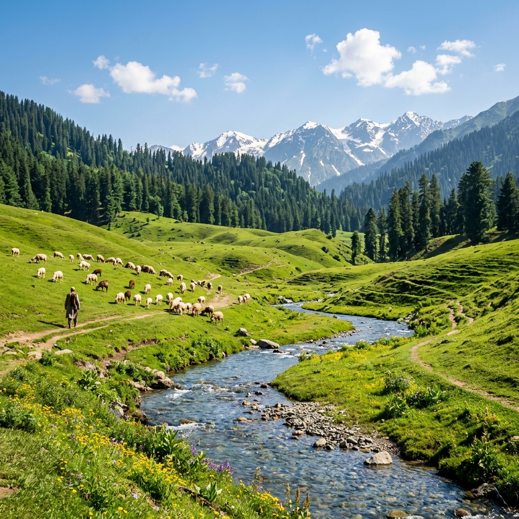 Doodhpathri Meadows